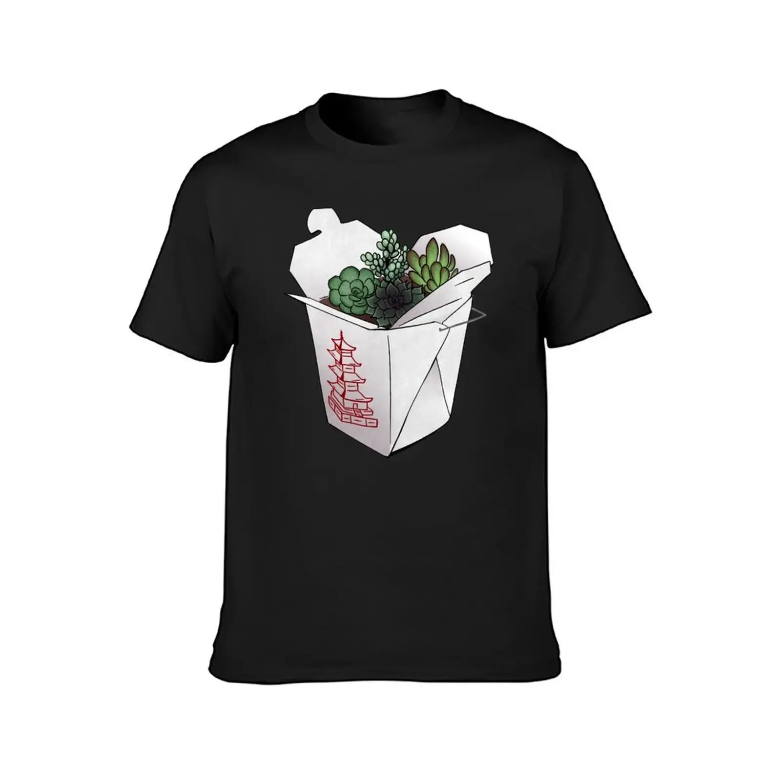 Succulents in Takeaway T-Shirt sublime graphic t shirt vintage Short sleeve tee street wear clothing for men