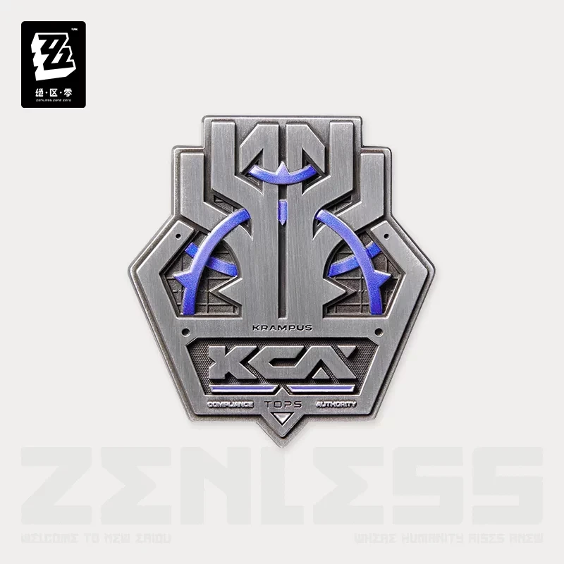 Official ZenlessZoneZero Genuine Anime Faction Series Metal Badge Holiday Cosplay Brooch Accessory Series 4 Gift 4
