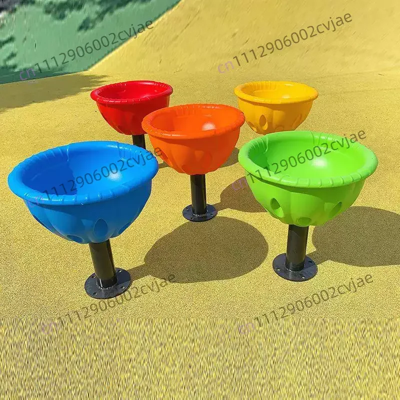 Iron pipe swing parent-child amusement equipment outdoor seat