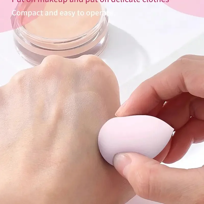 メイクアップスポンジキット14セット、ビューティースポンジミキサー、フェイシャルクロス4枚とミニメイクアップスポンジ4枚、液体に適しています。