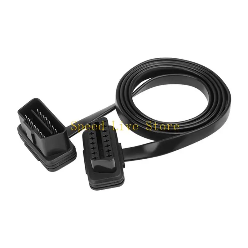 547C 16Pin Male to Female Extension Cable ABS OBD2 Extension Cable Wire 30/60/100cm