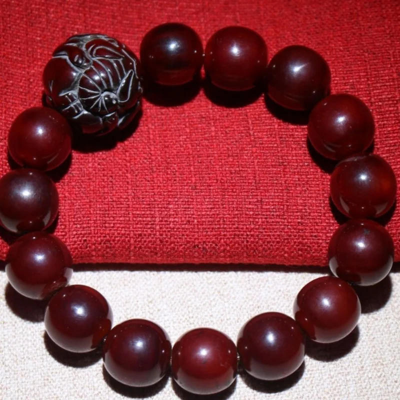 Buddha Beads Yak Bracelet Cow Horn Elephant Pendant Hanging Accessories
