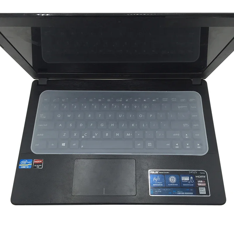 Klare Schutzhülle Universal Laptop Silikon Tastatur Haut für 13 "14" 15 "17"