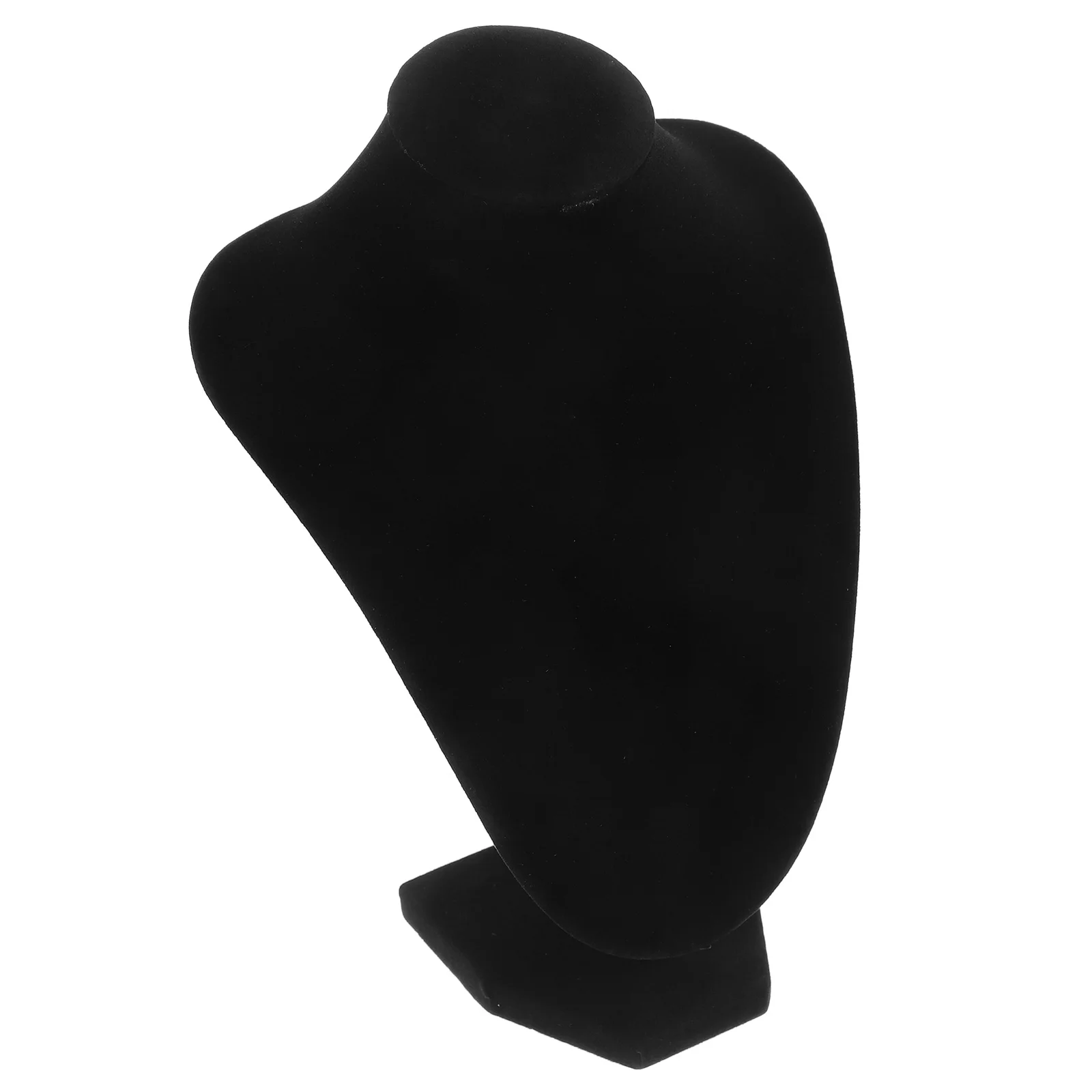

V Shaped Necklace Display Stand Jewelry Bust Mannequin Holder Black Adjustable Height Model Display For Necklaces Selling