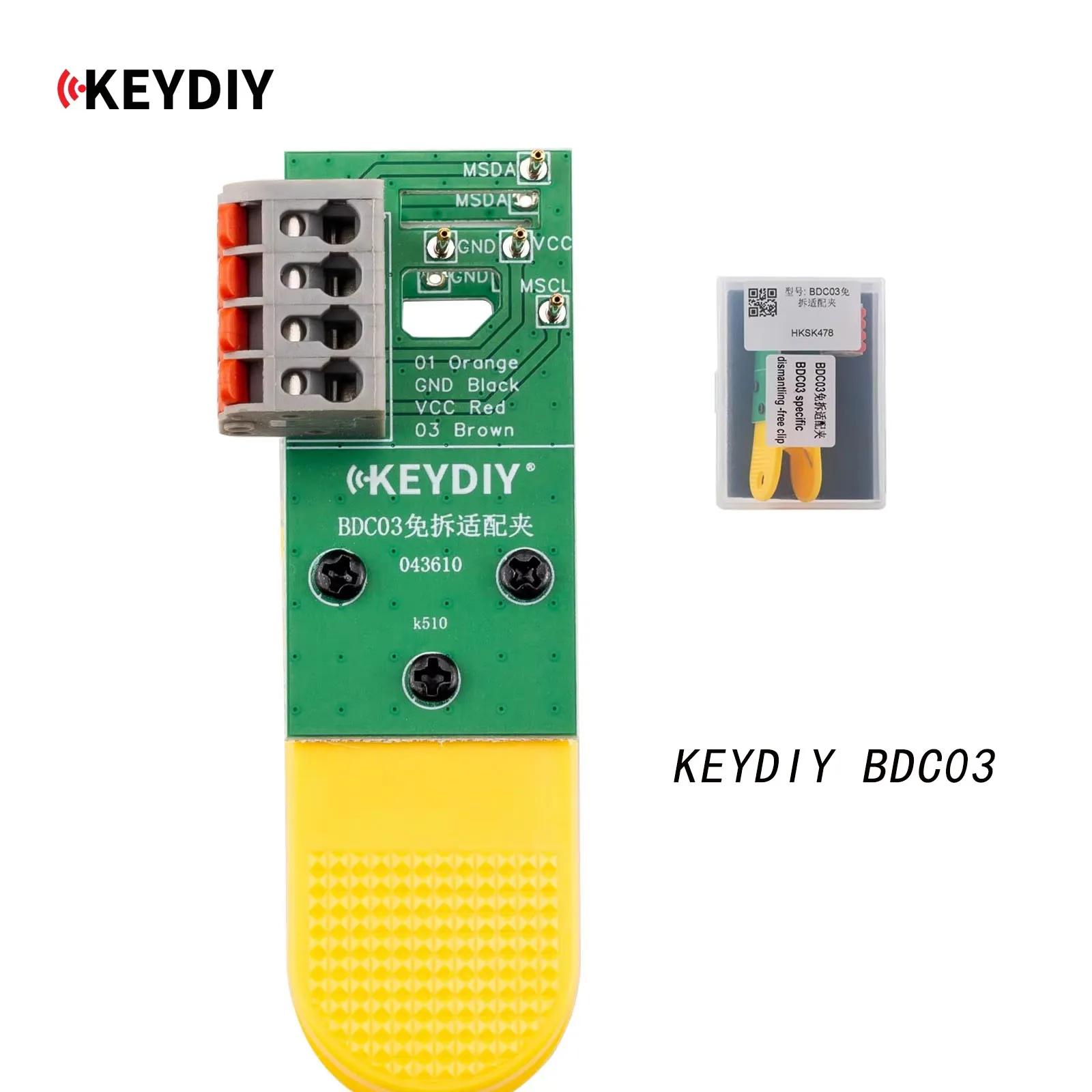 KEYDIY BDC03  Dismantling-Free Clip  No Soldering Required Work With KD-X4 KD-MAX And Other BDC3 Devices
