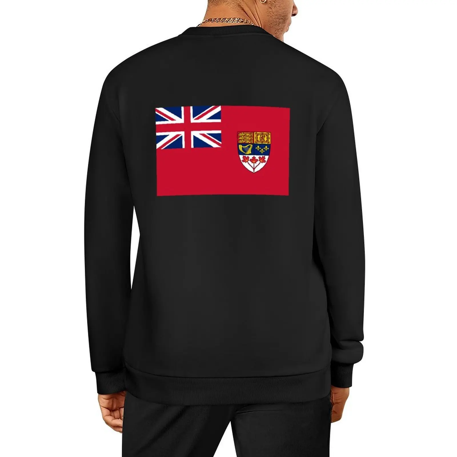 Canadá Red Ensign Bandera símbolo canadiense vintage HD Tienda en línea de alta calidad Jersey ropa de invierno sudadera de anime