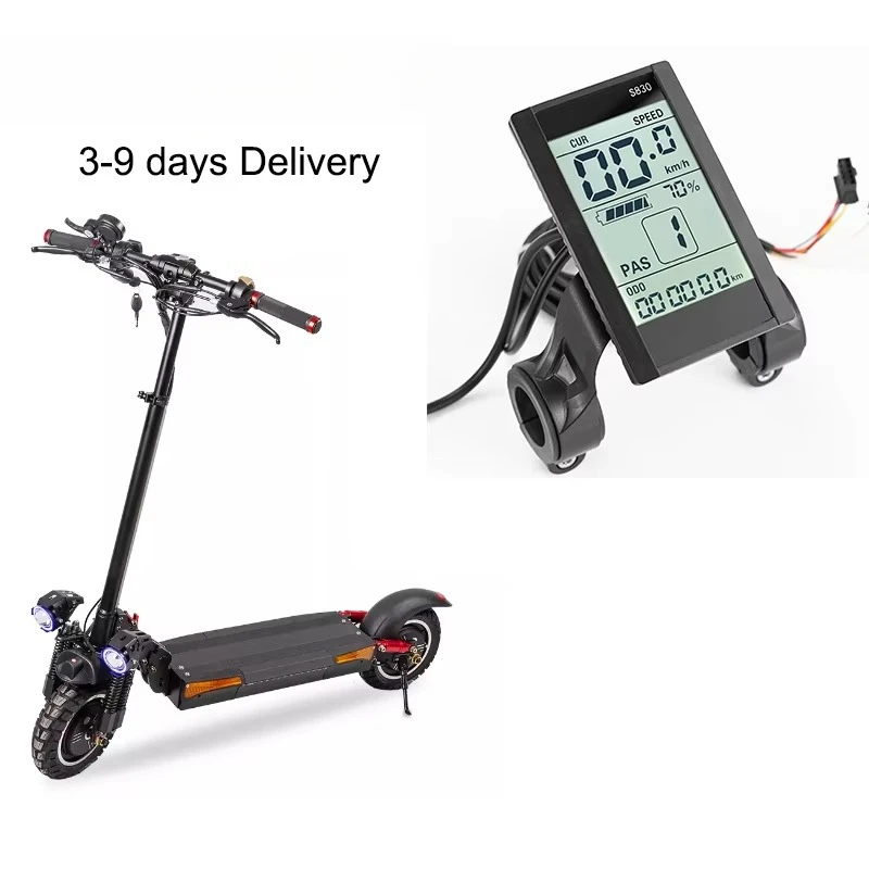 

Stock S830 24v-48v 350W Controller LCD Electric Bike Monitor