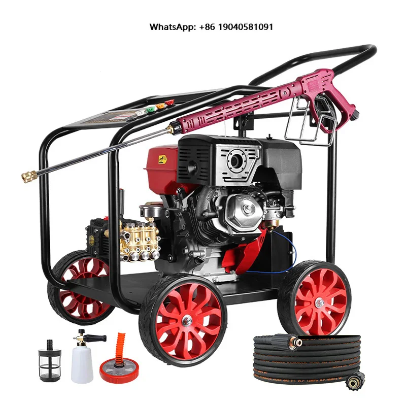 Customized 10hp 12hp 300bar Engine 5000Psi Industrial Jet Power Water High Pressure Washer