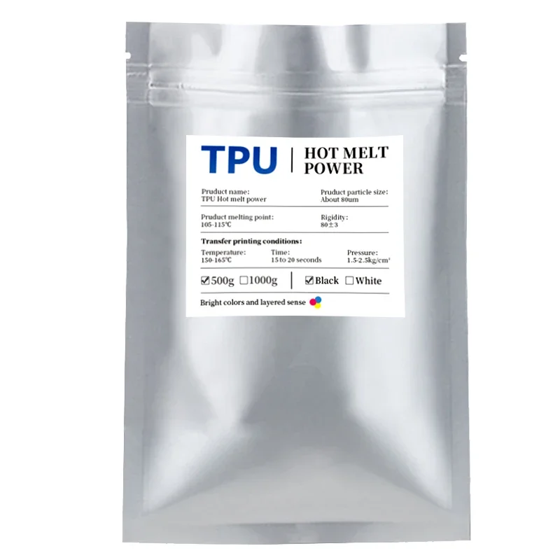 DTF パウダーホワイトデジタル転写ホットメルト接着剤前処理パウダー DTF プリンター用すべての生地に直接印刷キット 1000 グラム/35.3 オンス