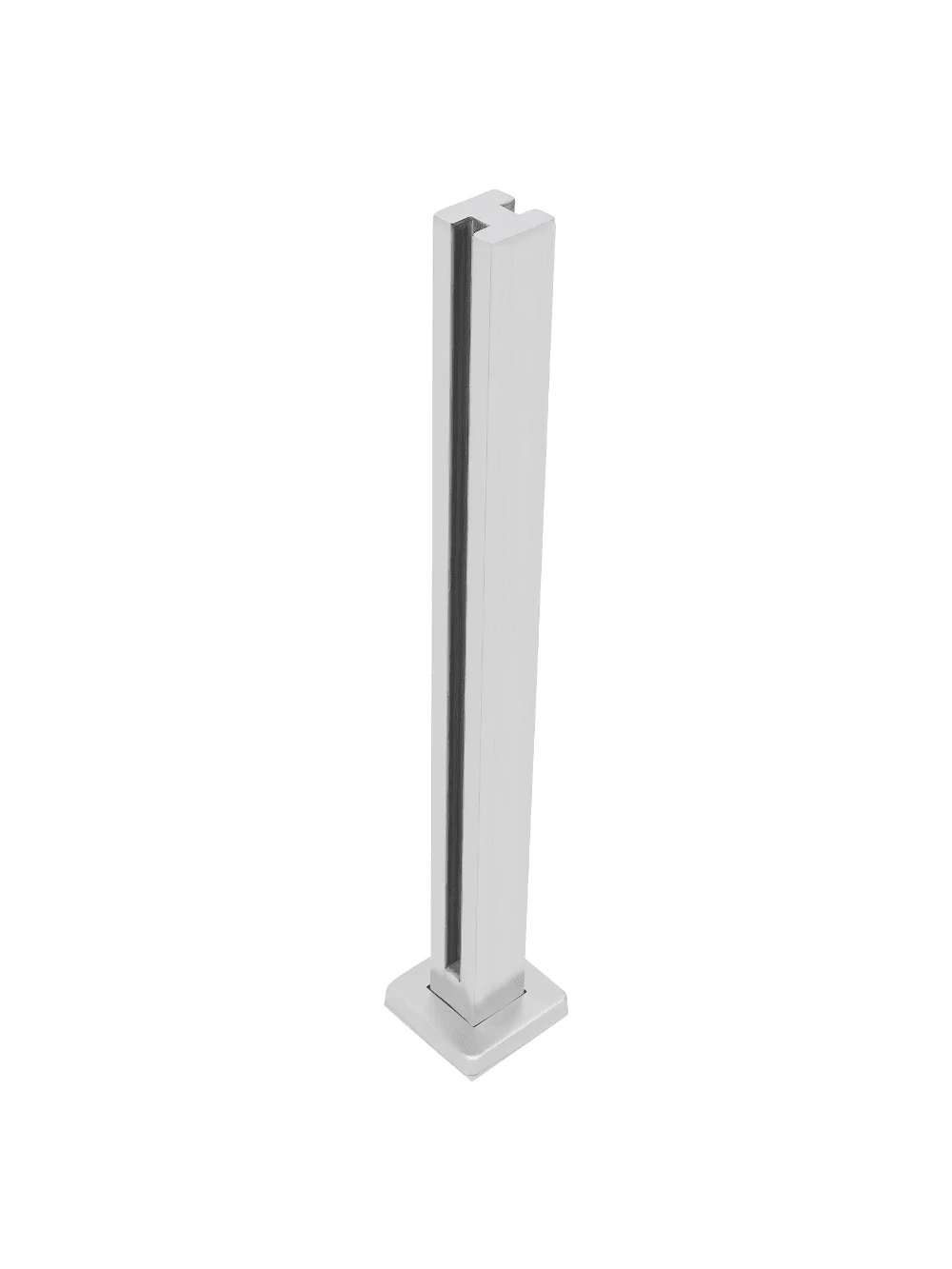 35.8"/91cm Glass Railing Mid Post 304 Stainless Steel Balustrade For Balustrade Balcony Deck Stairs Cannot Add Handrail Version