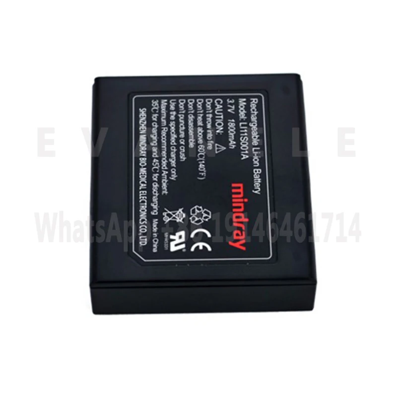 PM-60 capacity 1800mAh 3.7v Li-ion battery,suitable for Mindray DPM2,PM-60,oximeter