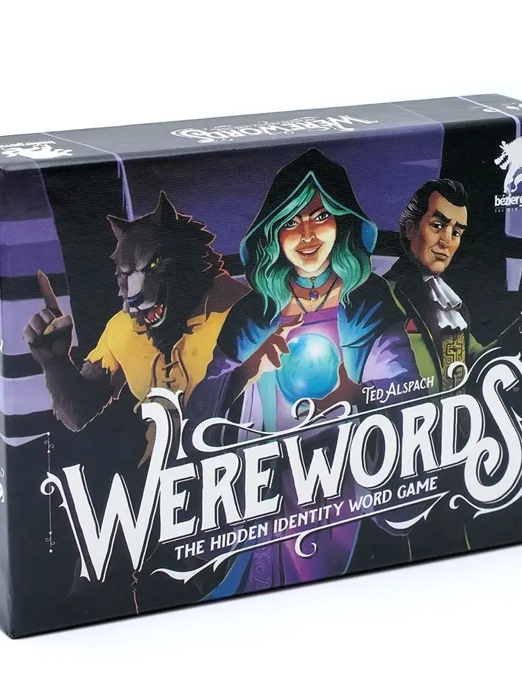 Jeu de société Werewords amusant pour les familles, déduction sociale engageante, idéal pour les familles, jeu de fête pour le jeu de mots