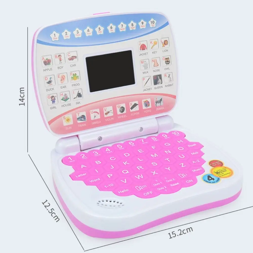 Macchina per l'apprendimento elettronico apprendimento della lingua inglese educativo Computer portatile per bambini inglese con sviluppo di giocattoli per Laptop con Mouse