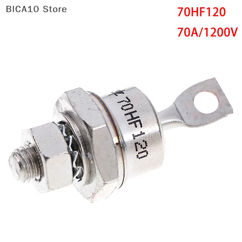 1 قطعة الساخن بيع 70HF120 70A 1200 فولت عالية الطاقة المعدل مسمار معدني نوع المعدل الثنائيات اكسسوارات