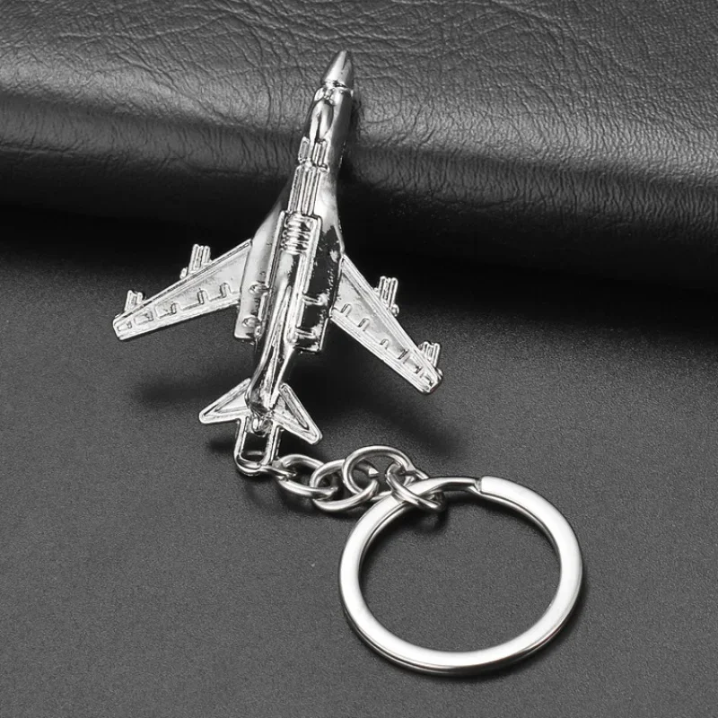 Car Bag Keyring Keychain Aviation Aircraft Model Fighter Toy Travel Fashion Gift for Men Women Cartoon Fashion Trend