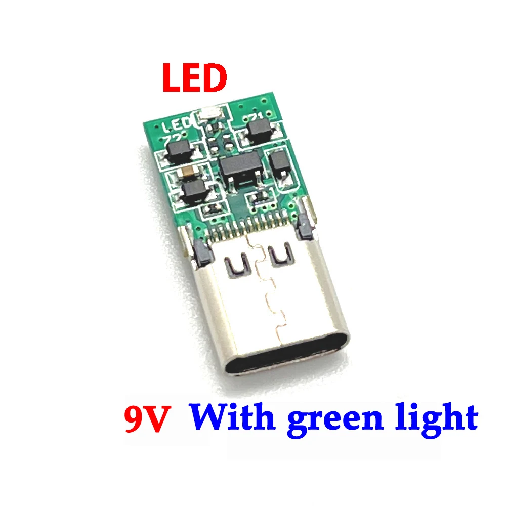 PD/QC Decoy Board With LED 5V 9V 12V 15V 20V Module PD 2 3.0 DC Trigger Cable USB Type-C  Female Plug QC4 Charge Connector view 3