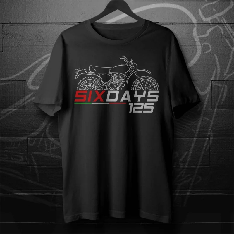 

Ducat| 125 Scrambler 1971-1972 - Motorcycle T-Shirt for Riders 00000268#A1 men women summer tee cotton tshirts