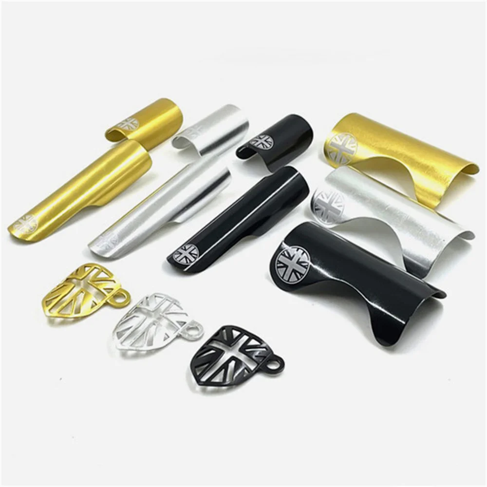 Folding bicycle sticker aluminum alloy front fork baffle bottom bracket rear fork protective sticker for brompton protection set