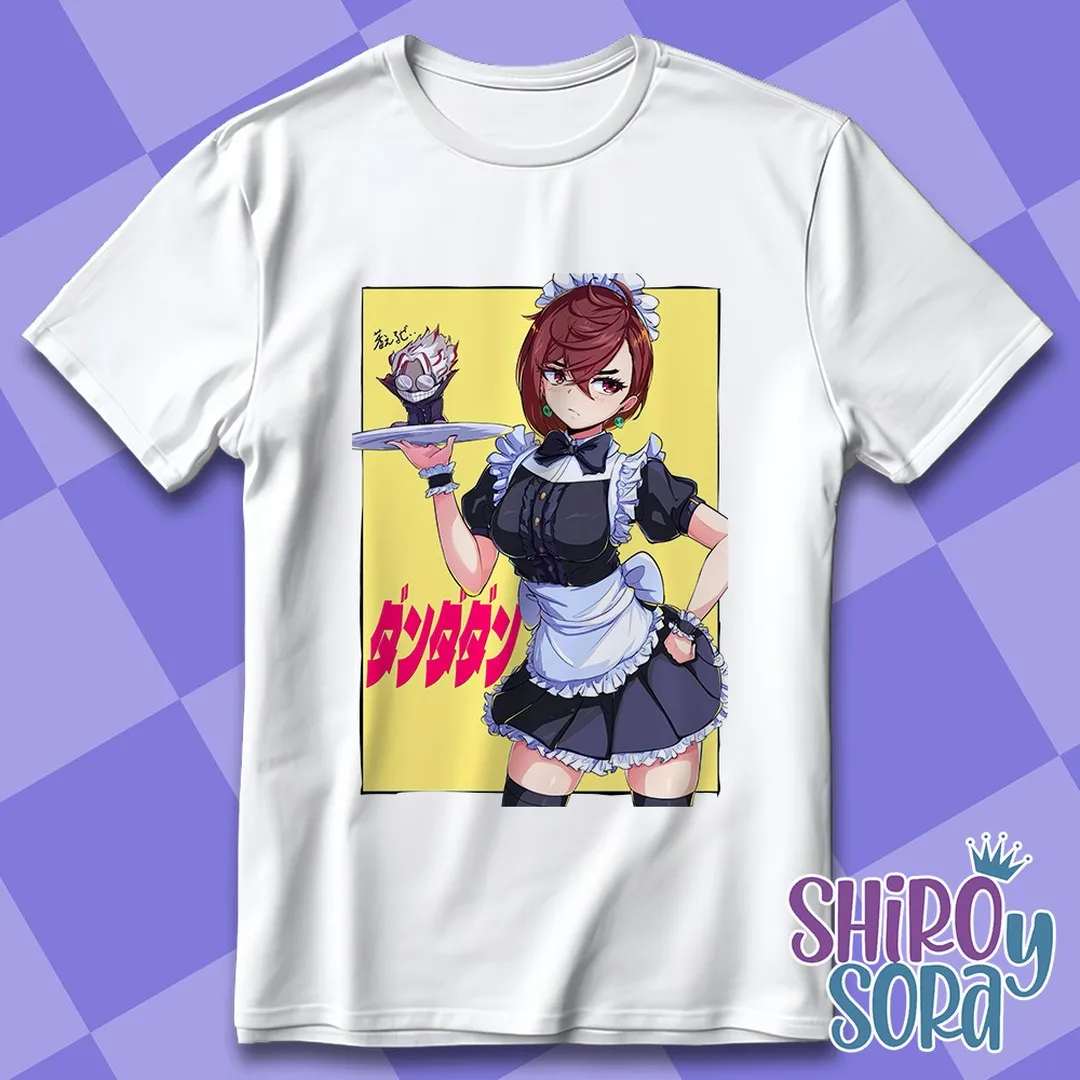 Momo Ayase Okarun Dandadan T-shirt Gift Horror Anime Shirt Soft Tee Gift Shirt