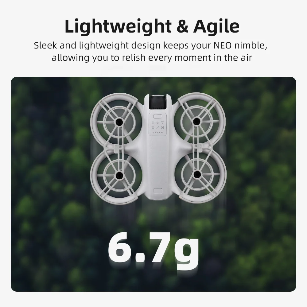 Trem de pouso para dji neo aumentar adereços hélice segurança drone acessórios anti-colisão suporte conjunto protetor