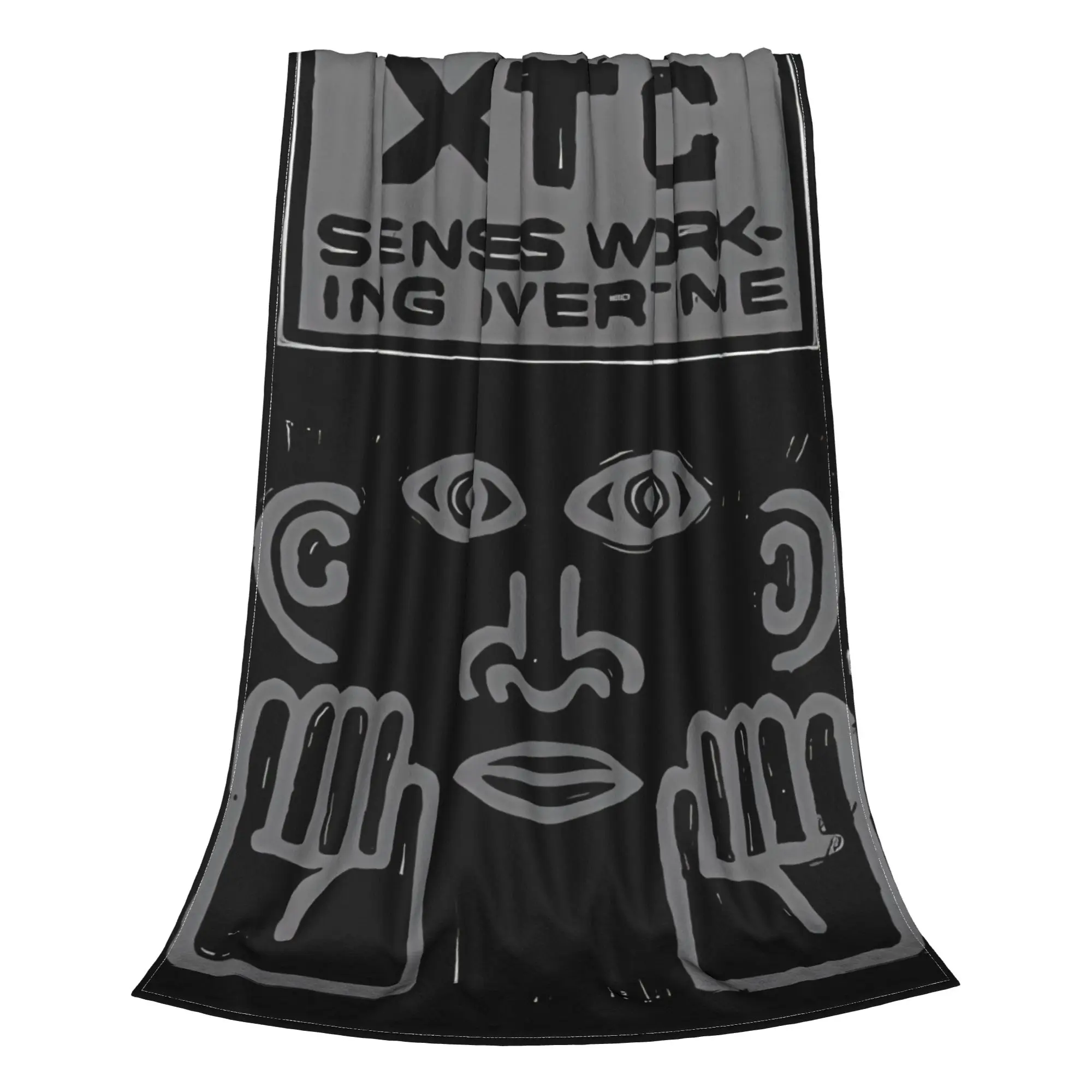 1PC Home Cutecore Senses Working Overtime XTC Blanket Super Cosy Plush Home Living Room Sofa Halloween