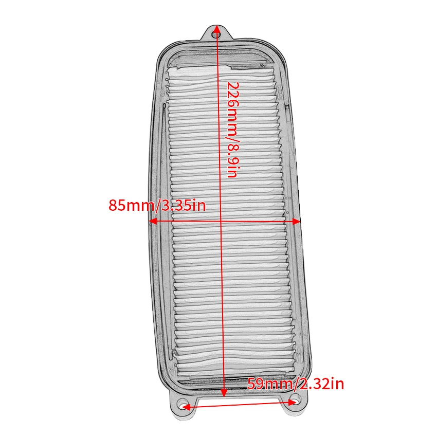 Motorrad-Luftfilter für Hyosung GV125 Aquila GV250 Aquila GV250 Aquila FI/EI OEM:13780HR8400 OEM:13780HG5104 – Detail 12