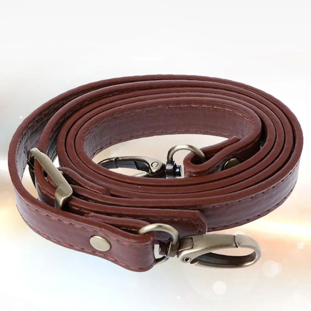 

1Pcs 120Cm Cowhide Bag Strap Adjustable Shoulder Handbag Belt Replacement for Crossbody Messenger Pouch DIY
