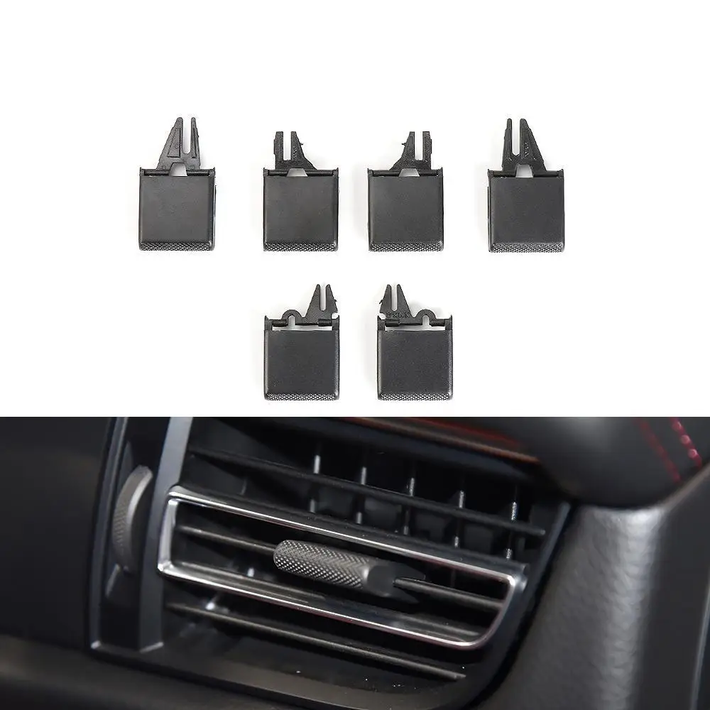 Car Front Rear A/C Air Vent Outlet Tab Clip Repair Kit Conditioning Paddle For Porsche Macan 2018-2023 95B819701H-1 2018-2023