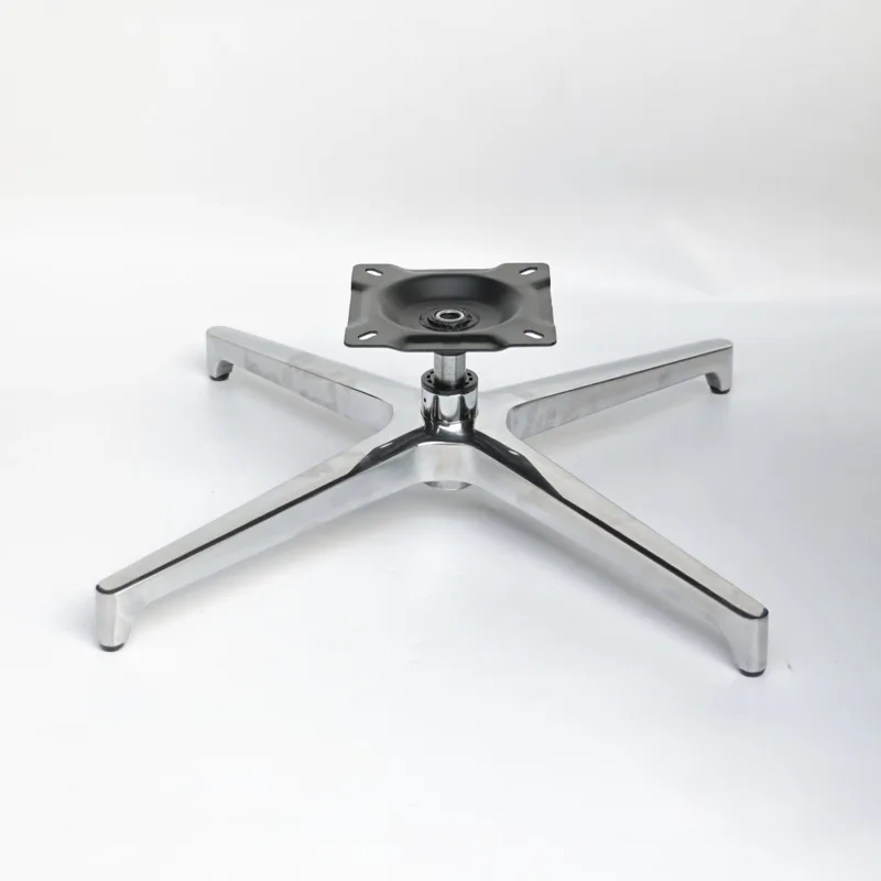Aluminum Alloy Computer Chair Four-star Foot Leisure Swivel Chair Hotel Furniture Accessories Lifting Table Base