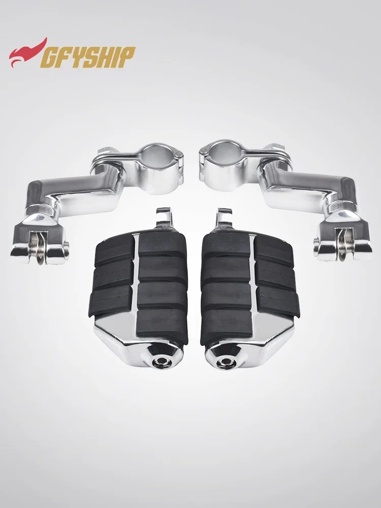 Motorcycle Adjustable Chrome Highway Foot Pegs For SUZUKI Intruder VL800 VL1500 VS1400 M800 C800 M109R C109R Boulevard M90 C90 view 5