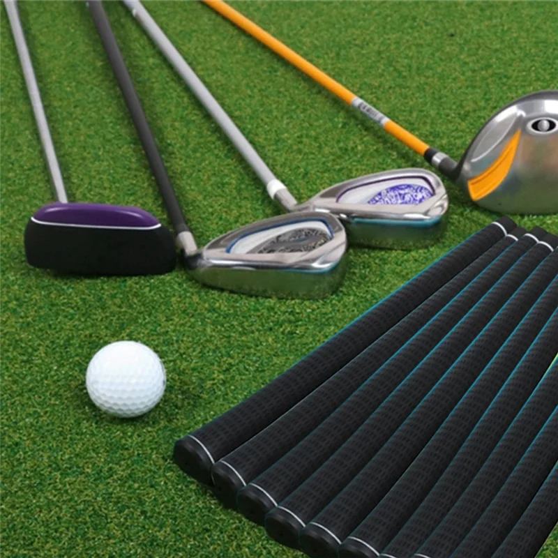 

10Pcs Golf Club Grip Rubber Putter Exerciser Handle Cover Round Swing Exerciser Handle