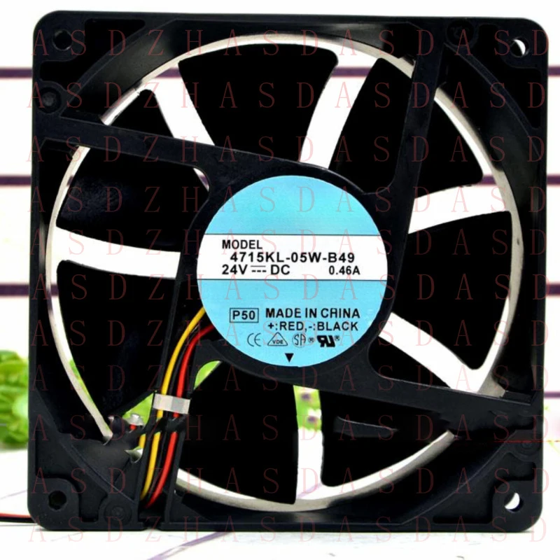 Z for   NMB 4715KL-05W-B49 24V 0.46A 3-wire inverter 12CM cooling fan 120×120×38MM