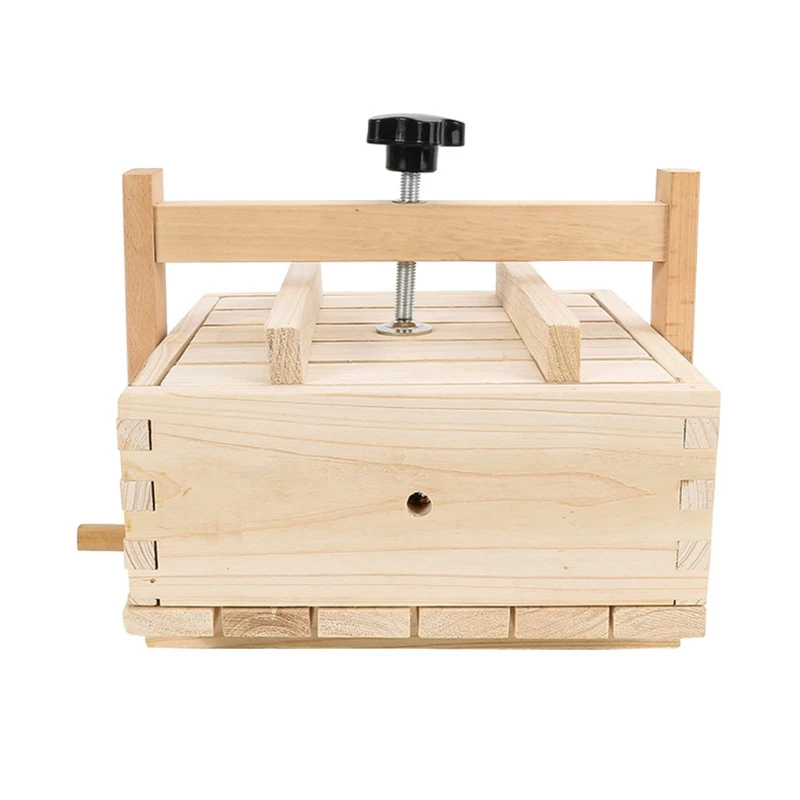 Multifunction Manual Tofu Cheese Maker Press Natural Wooden Durable Utensils