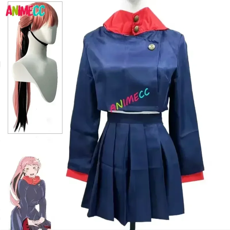 ANIMECC op Voorraad XS-XL Itadori Yuji Cosplay Vrouwelijke Meisjes Vrouwen Anime Schooluniformen Jk Rok Hoodie Halloween Party Outfits