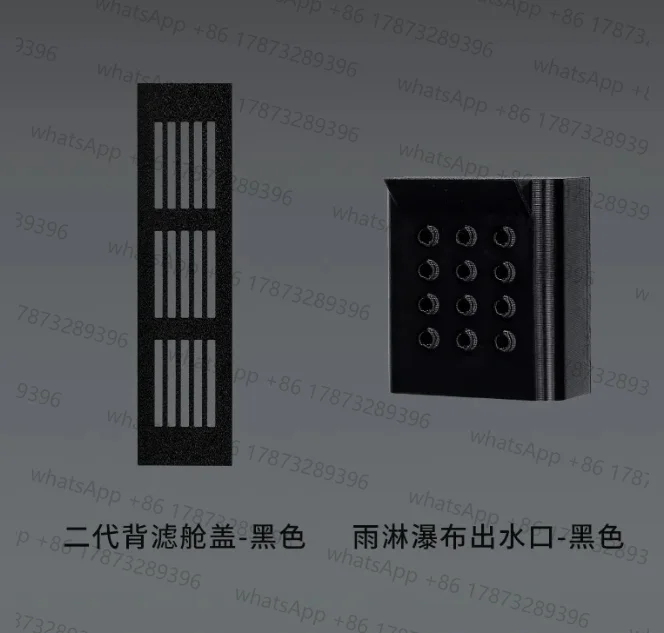 For Smart Aquarium II Back filter compartment cover modification Prevents aging due to evaporation