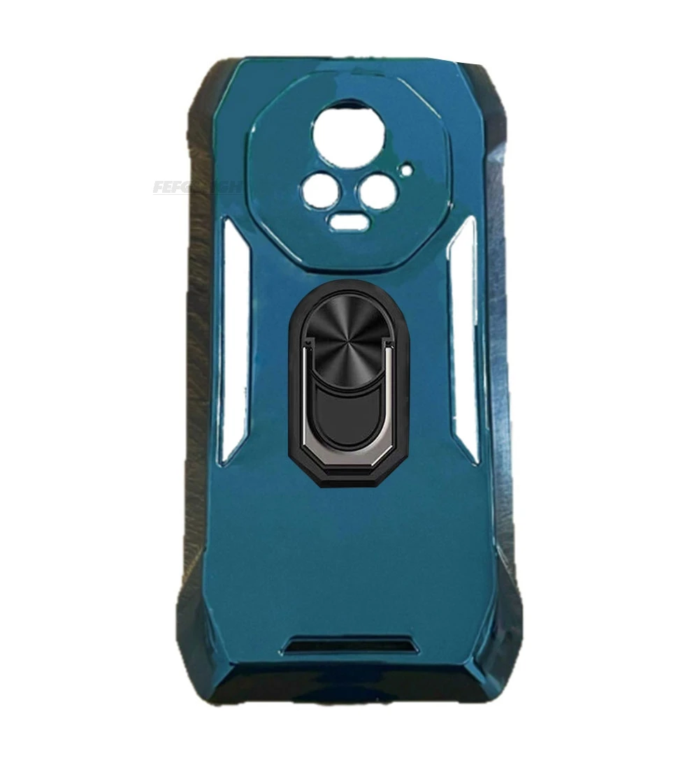 For Blackview XPLORE 2 6.73" Back Finger Ring Soft TPU Silicone Case On Blackview Xplore 2 Projector 2 Satellite Bracket Cover