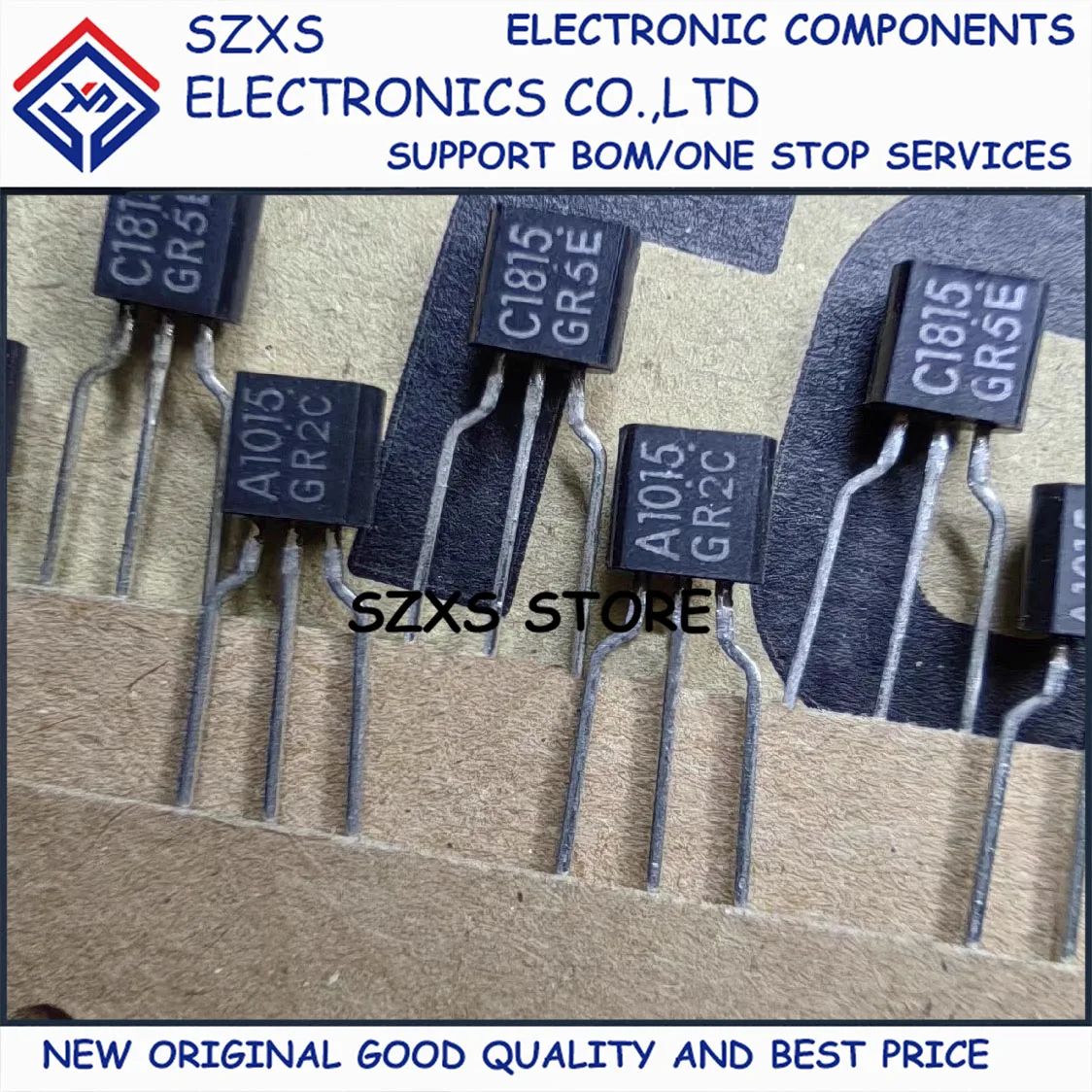 New Original 20Pairs 2SA1015-GR + 2SC1815-GR OR 2SA1015-Y + 2SC1815-Y  TO-92 Audio Amplifer Transistor In Stock Good Quality