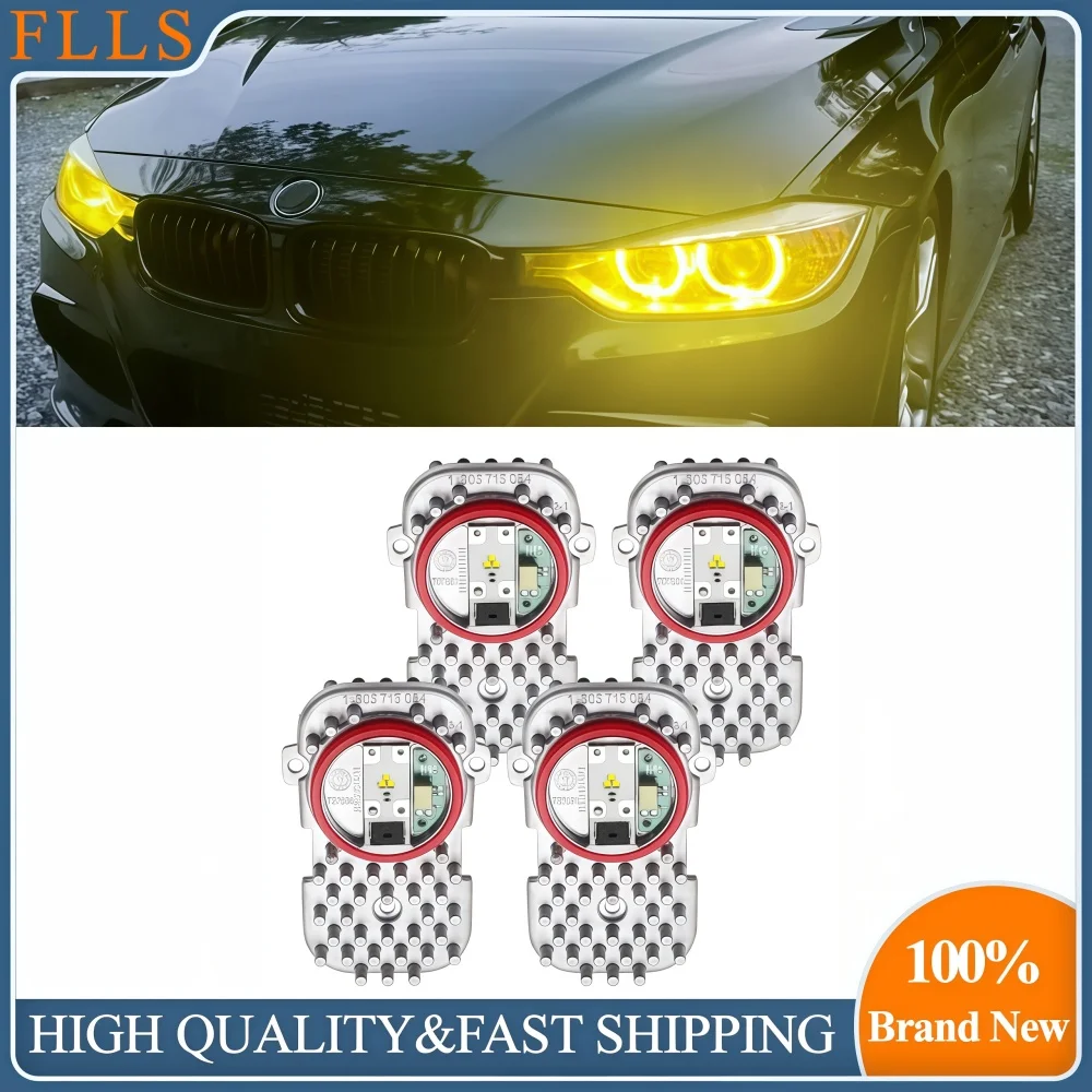 

Yellow Angel Eyes DRL Modules For BMW 4 Series F80 M3 F82 F83 M4 F32 F33 F36 2014-2017 Xenon Headlight Daytime Runing Light