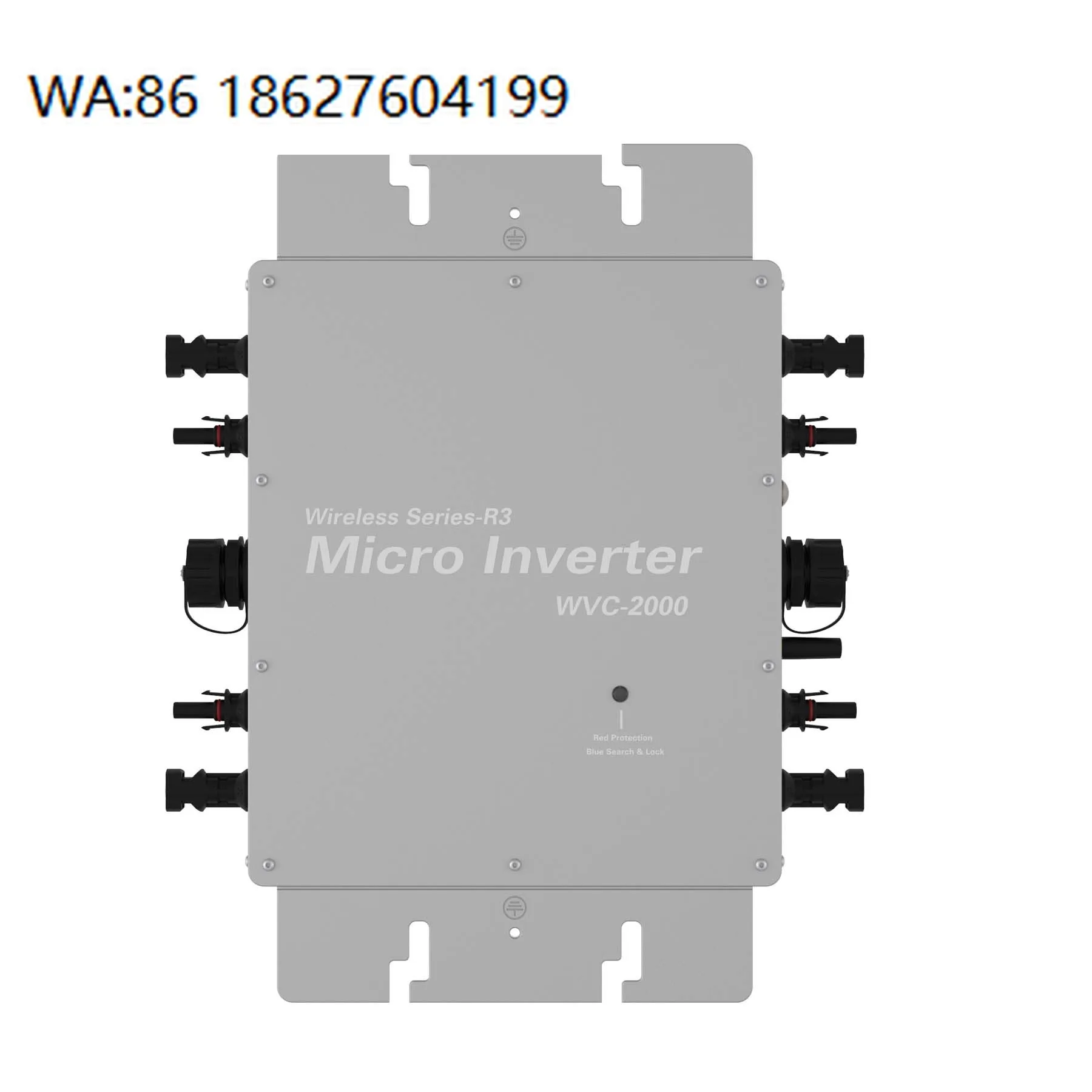 

2000W Three Phase Grid Tie Solar Micro Inverter Pure Sine Wave MPPT Tracking High Efficiency Waterproof Home Solar System