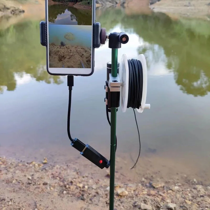 Imagem -06 - Câmera hd de Monitoramento de Peixes com Lente Subaquática Compatível com a Maioria dos Smartphones Transmissão de Vídeo em Tempo Real