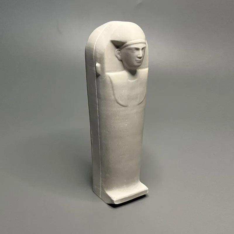 Ancient Egyptian Pharaoh Mummy Pyramid Doll Creative Ancient Civilization Plaster Statue Sculpture Ornament Souvenir Gift Art