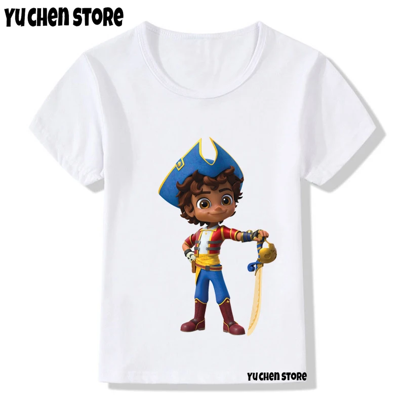 2022 New Boys T-Shirts Funny Cartoon Santiago Graphic Print Children Tshirt Cute Girls T Shirts Casual Kids Clothe Tumblr Tee