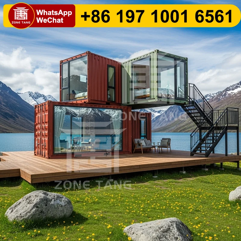 

Container House For Sale Flat Pack Home Thermal Insulation Small House Commercial Shop Prefab Premade Houses Ecological Mobility