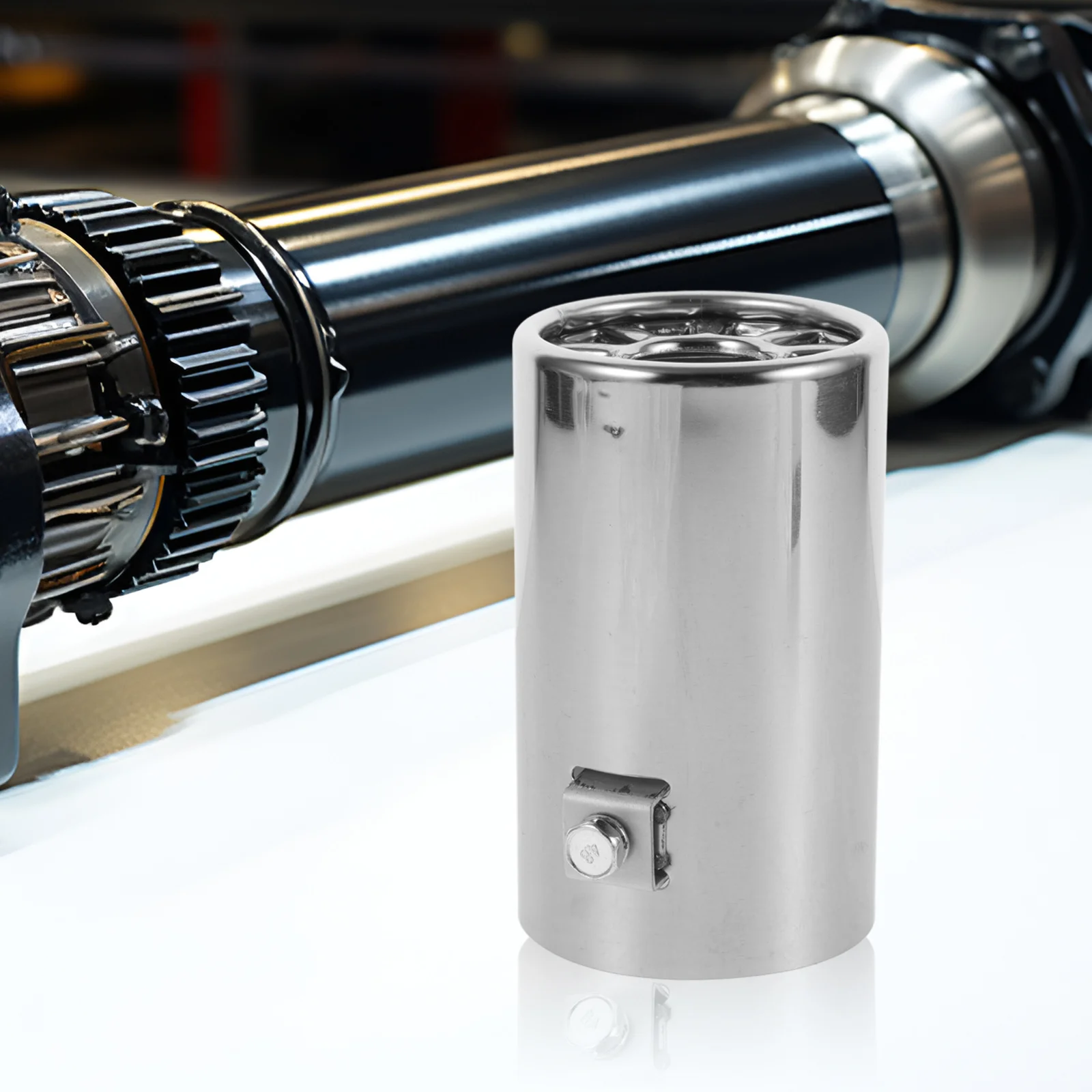 

Наконечник выхлопной трубы из нержавеющей стали Устойчивый Тихий Простая установка Наконечники наконечников Наконечники выхлопной трубы автомобиля