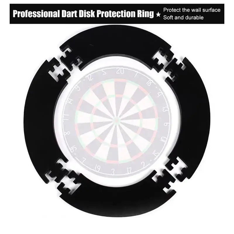 *4Pcs/Set 18in EVA Dartboard Surround Jigsaw Dart Board Protection Ring Removable Wall Dart Board Backboard For Indoor Gaming