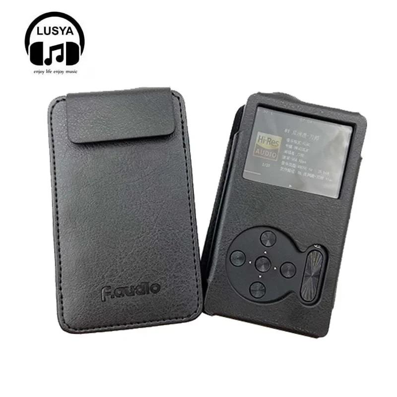 LUSYAHiFi  Black PU protective case For F.Audio FA4 HIFI DSD USB DAC Bluetooth ES9038Q2M MP3 Player