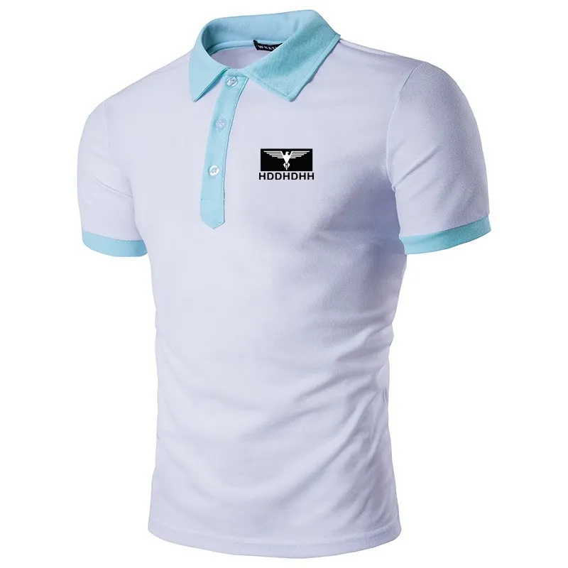 Men's Short Sleeve Polo Shirts Summer New Polo Shirts