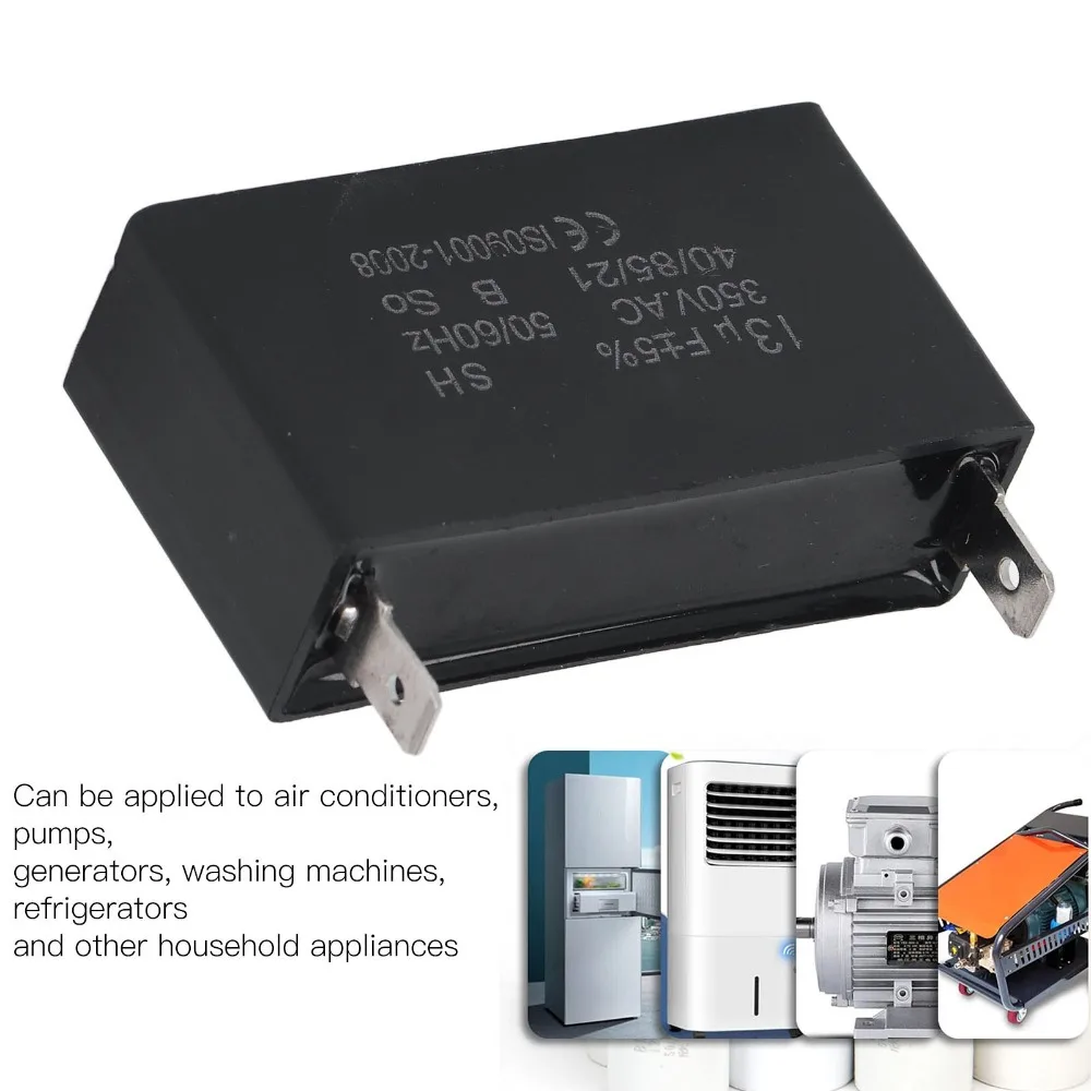Widely Used 13μF CBB61 Capacitor 350VAC Explosion Proof Motor Start Capacitor Generator Start Capacitor Ceiling Fan Motor