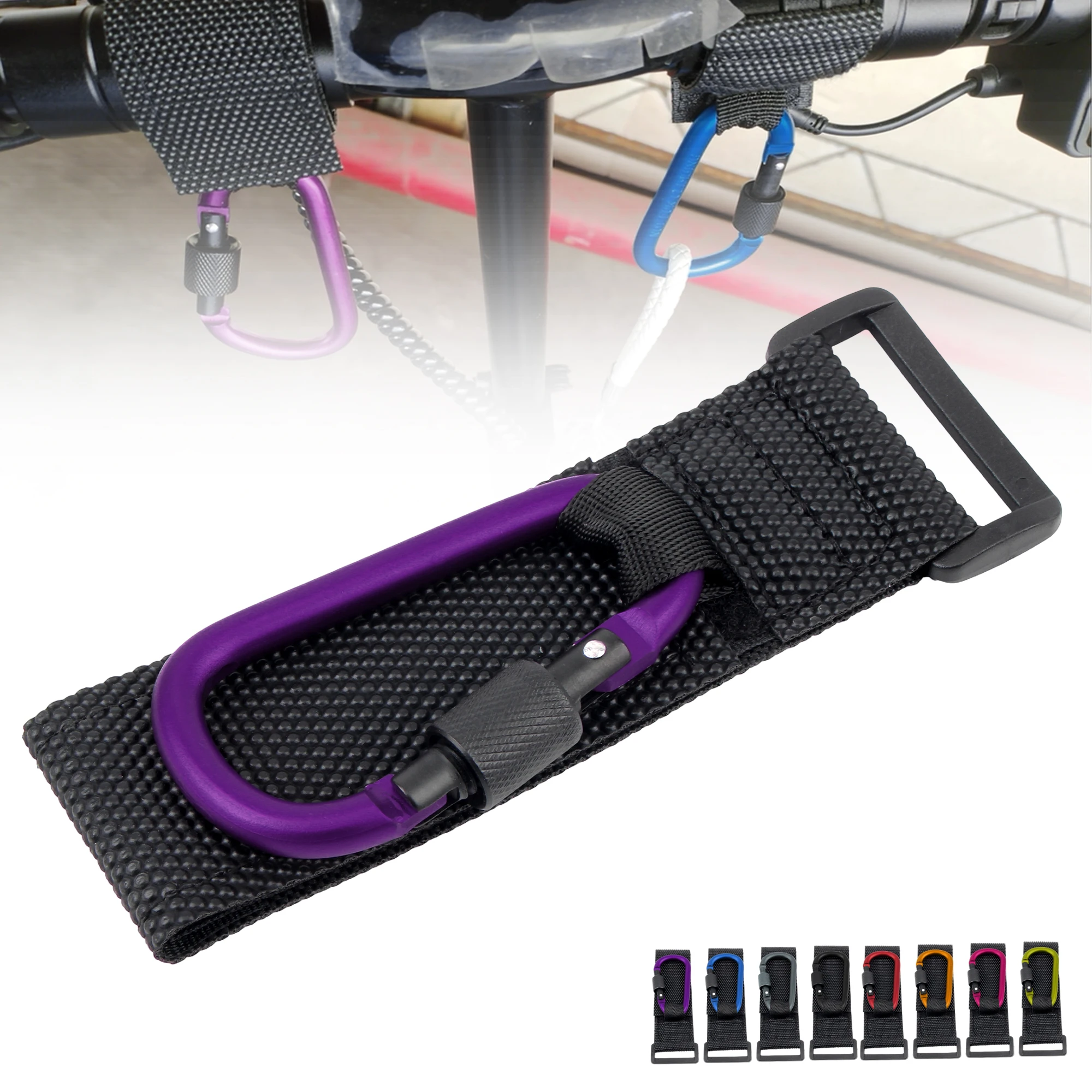 Motorcycle Handlebar Hanging Hook 30kg Load Capacity Hook For Scooter Moped Bike Electric Vehicle Item Storage Bag Helmet