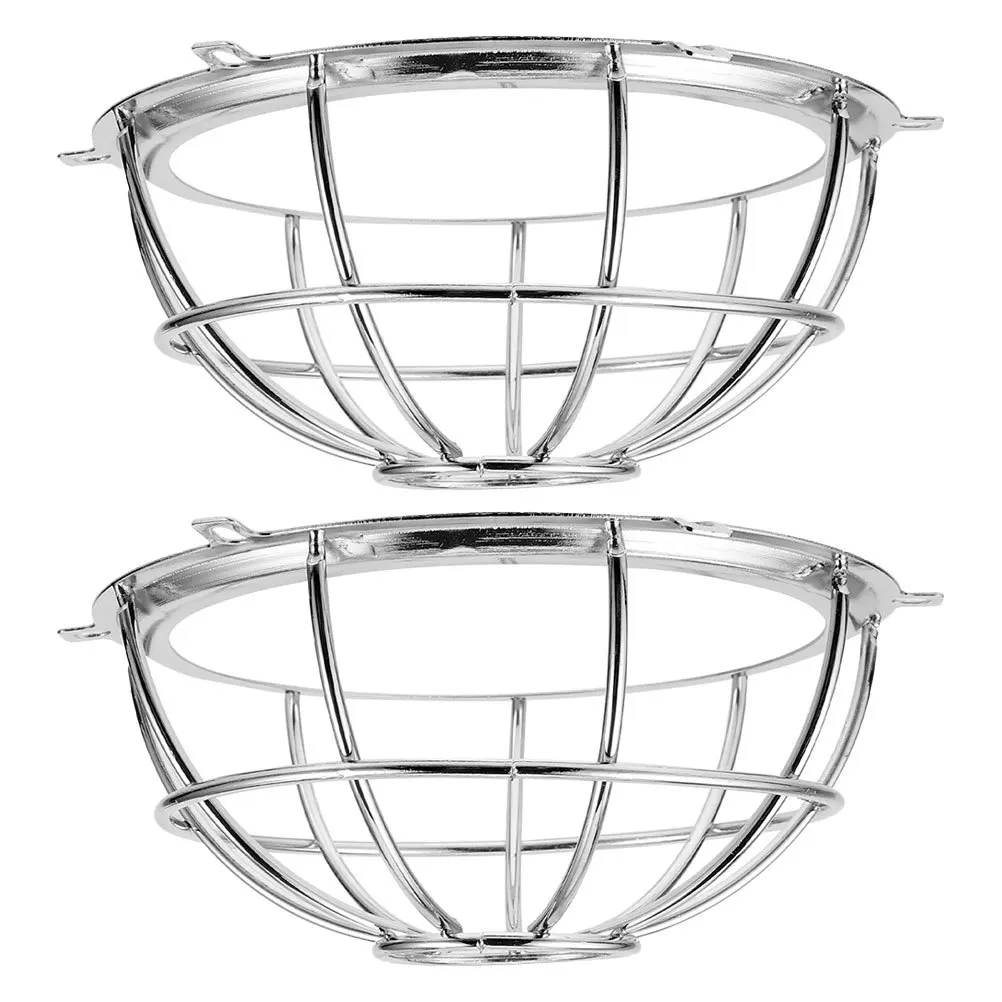 2pcs Smoke Protective Cover Iron Cover For Cooking Smoke Transducer Guard Fire Sprinkler Protection